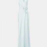Misha The Harlow Satin Dress | Ice Blue (PRE-ORDER)