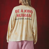 Sabbi The Palms Hotel Long Sleeve Tee | Pastel Peach (PRE-ORDER)