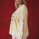 Sabbi The Palms Hotel Long Sleeve Tee | Pastel Peach (PRE-ORDER)