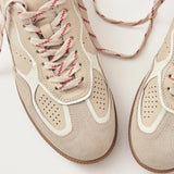 Alohas Rife Grain Leather Sneakers | Cream