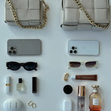 Vestirsi Mini Margot Leather Woven Bag | Mushroom