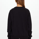 The Upside Newport Crewneck Sweater | Black