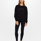 The Upside Newport Crewneck Sweater | Black