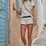 The Upside Molokai Sammi Tee | Cream