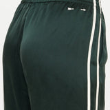 The Upside Marine Silk Wide Leg Pant | Jungle Green