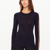 The Upside Merino Wool Long Sleeve Top | Black