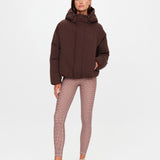 The Upside Mercer Hooded Puffer Jacket | Cocoa