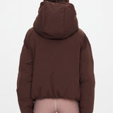The Upside Mercer Hooded Puffer Jacket | Cocoa