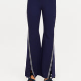 The Upside Joyela Panelled Flare Pant | Navy