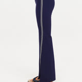 The Upside Joyela Panelled Flare Pant | Navy