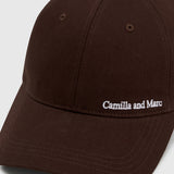 Camilla and Marc Thome Embroidered Cap | Chocolate