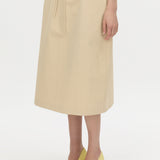 Oren stripe midi skirt
