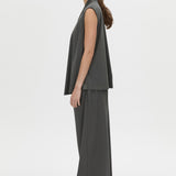 Senae draped knot slvless top
