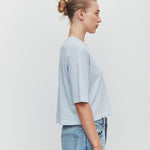 Kensy Cotton Cashmere Tee Powder Blue