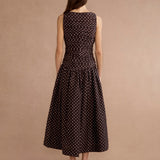 LOVAAN Val Midi Dress | Cacao Spot