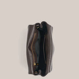 Vestirsi Sloane Leather Convertible Clutch | Dark Chocolate