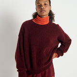 American Vintage Women's Sweater Vitow | Grenat Melange