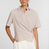 Viktoria & Woods Chaplain Shirt | Cosmos Stripe