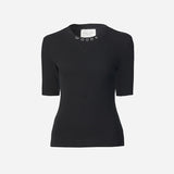 Viktoria & Woods Woods Rib Crew | Black