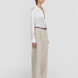 Viktoria & Woods Memorial Silk Shirt | Ivory