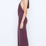 MARABOU HALTER MAXI DRESS