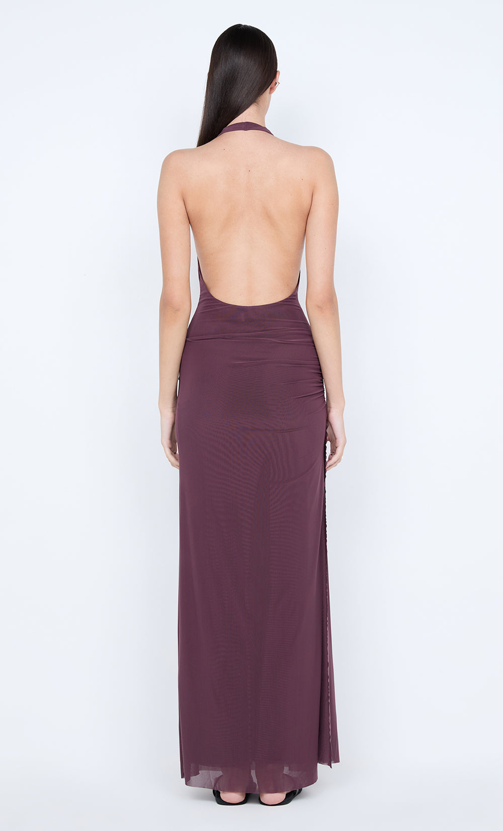 MARABOU HALTER MAXI DRESS