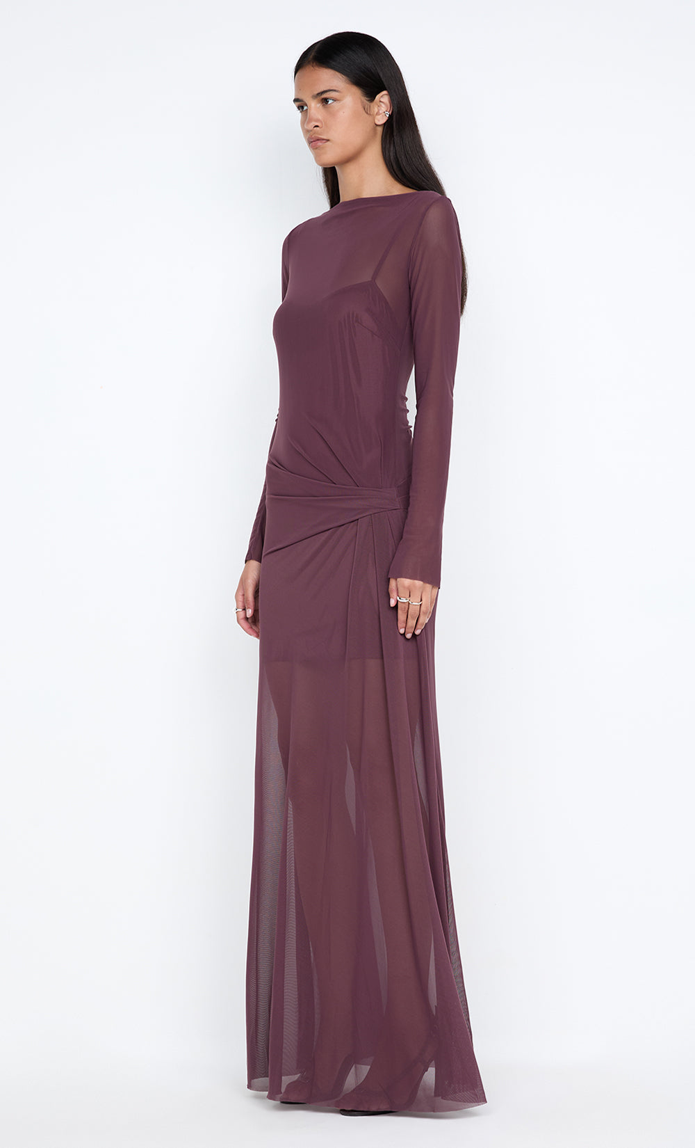 MARABOU L/S MAXI DRESS