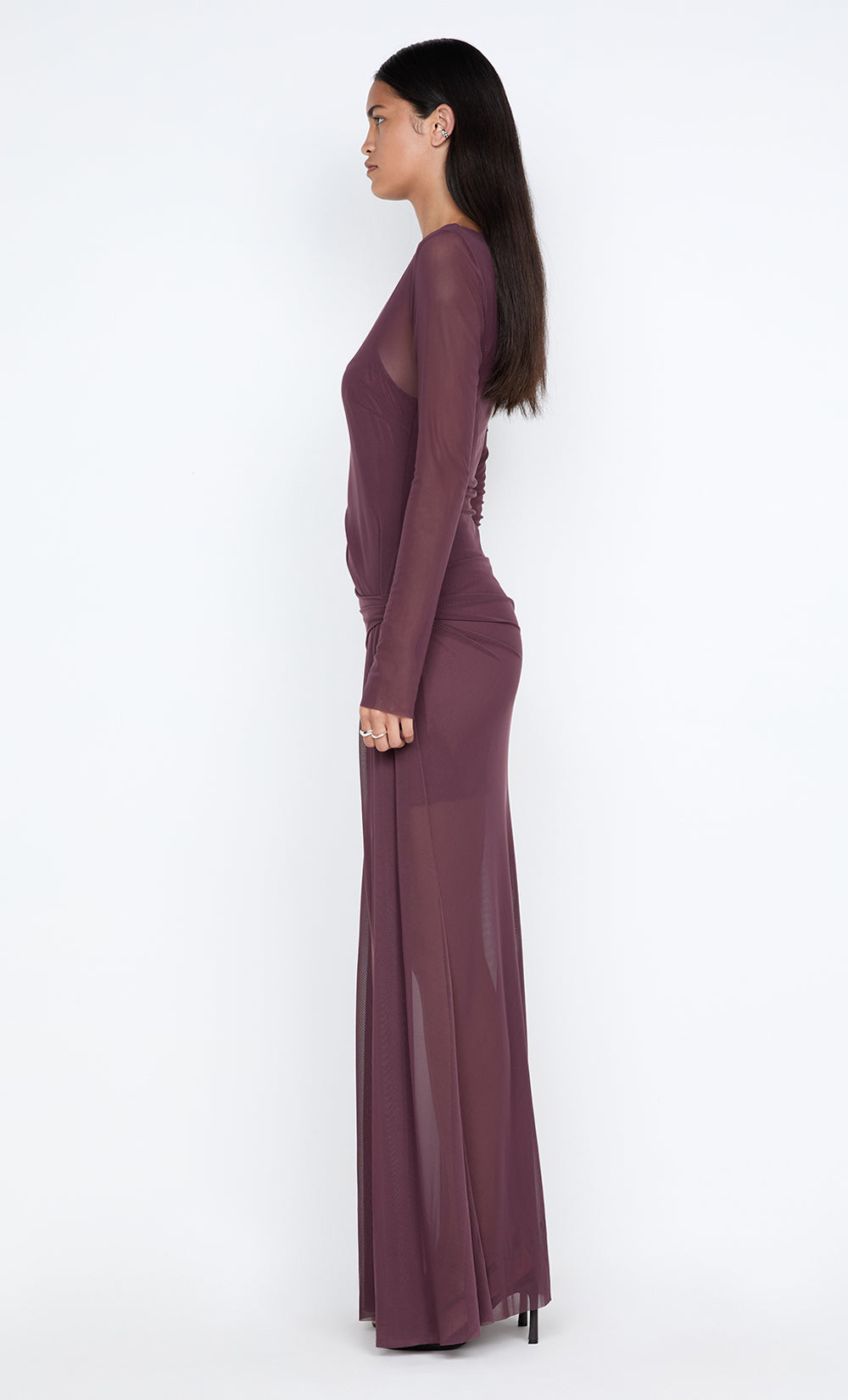 MARABOU L/S MAXI DRESS