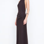 COURT HALTER MAXI DRESS