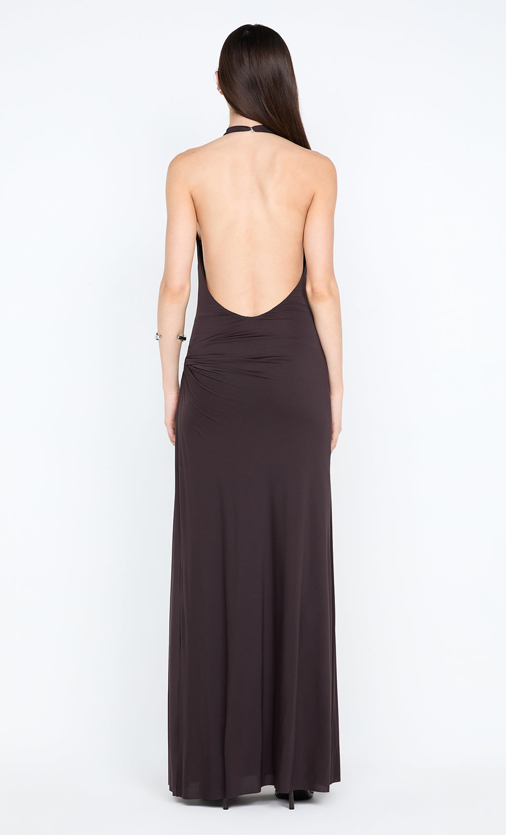 COURT HALTER MAXI DRESS