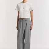 Viktoria & Woods Storrie Trouser | Light Grey Marle