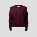 Viktoria & Woods Hart Merino Cardigan | Garnet