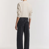 Viktoria & Woods Hart Merino Cardigan | Ivory Marl