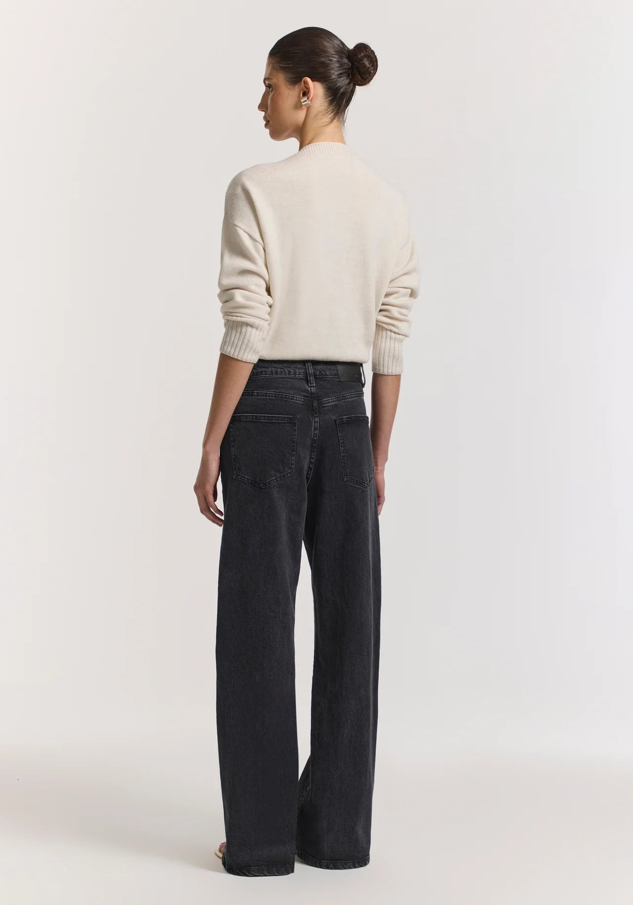 Viktoria & Woods Hart Merino Cardigan | Ivory Marl