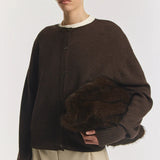 Viktoria & Woods Hart Merino Cardigan | Chocolate