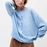 Viktoria & Woods Hart Merino Cardigan | Portrait Blue (PRE-ORDER)