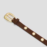Viktoria & Woods Scott Belt | Tan Suede
