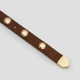 Viktoria & Woods Scott Belt | Tan Suede