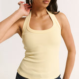 Primi Harmony Halter Tank | Buttermilk