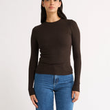 Primi Carina Classic Long Sleeve | Chocolate (PRE-ORDER)