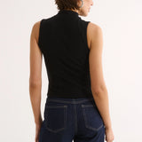 Primi Tara Mock Neck Tank | Black