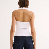 Primi Harmony Halter Tank | Optic White