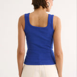 Primi Harmony Square Neck Tank | Cobalt