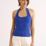 Primi Harmony Halter Tank | Cobalt