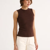 Primi Harmony Shell Tank | Cocoa