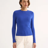 Primi Carina Henley Long Sleeve | Cobalt