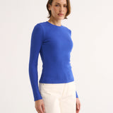 Primi Carina Henley Long Sleeve | Cobalt