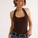 Primi Harmony Halter Tank | Cocoa