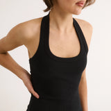 Primi Harmony Halter Tank | Black