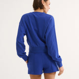 Primi Charlotte V Neck Jumper | Cobalt